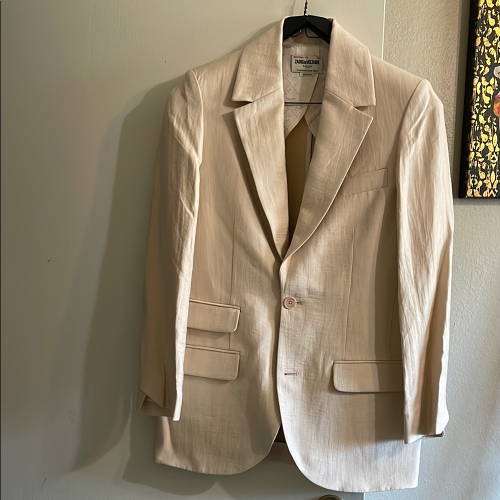 Zadig & Voltaire Cream Blazer